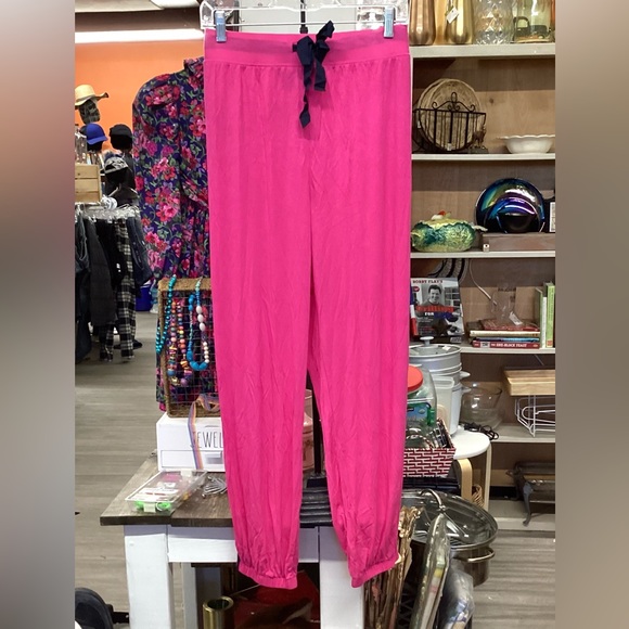 Women’s NWT plus size J.CREW bright pink tie-waist jogger pants / size XXL - Picture 7 of 7